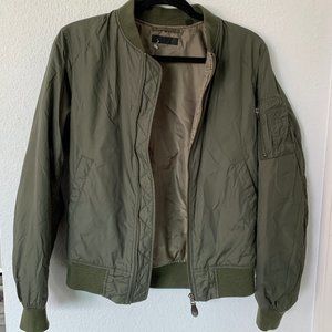 Dark Green Bomber Jacket
